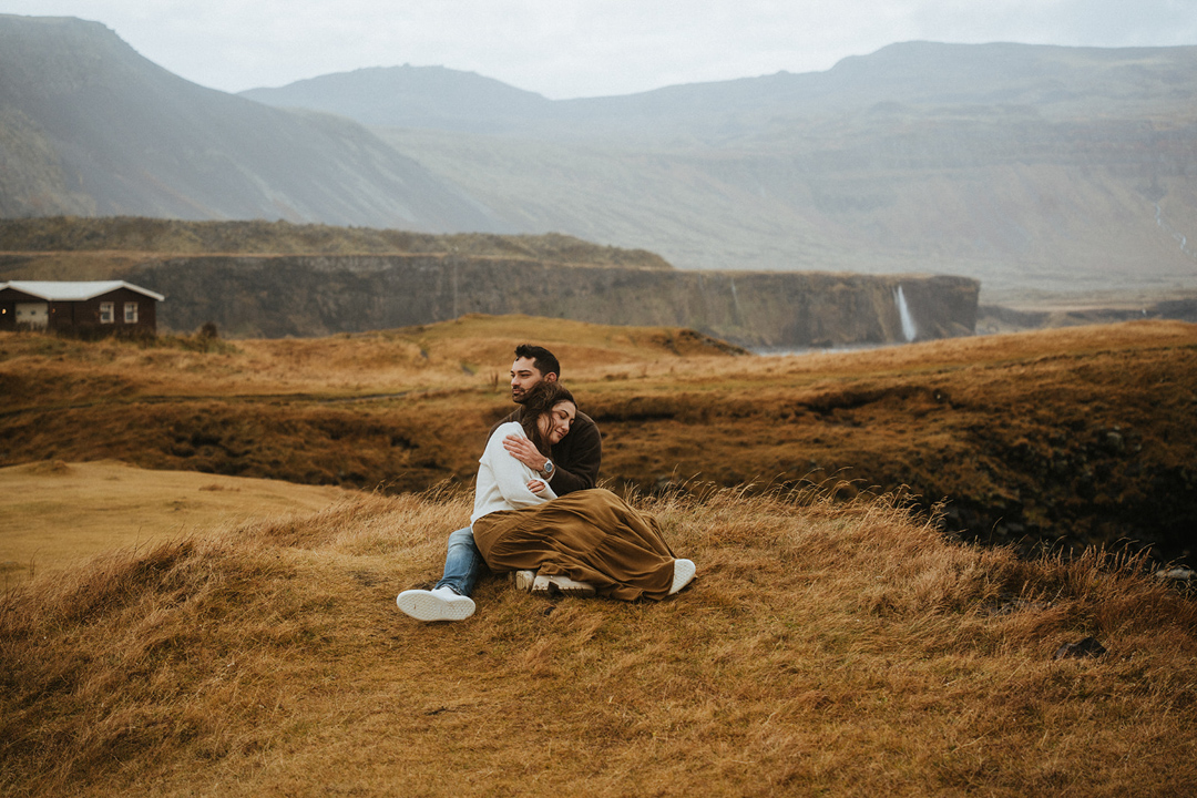 Engagement Photos in Snaefellsnes