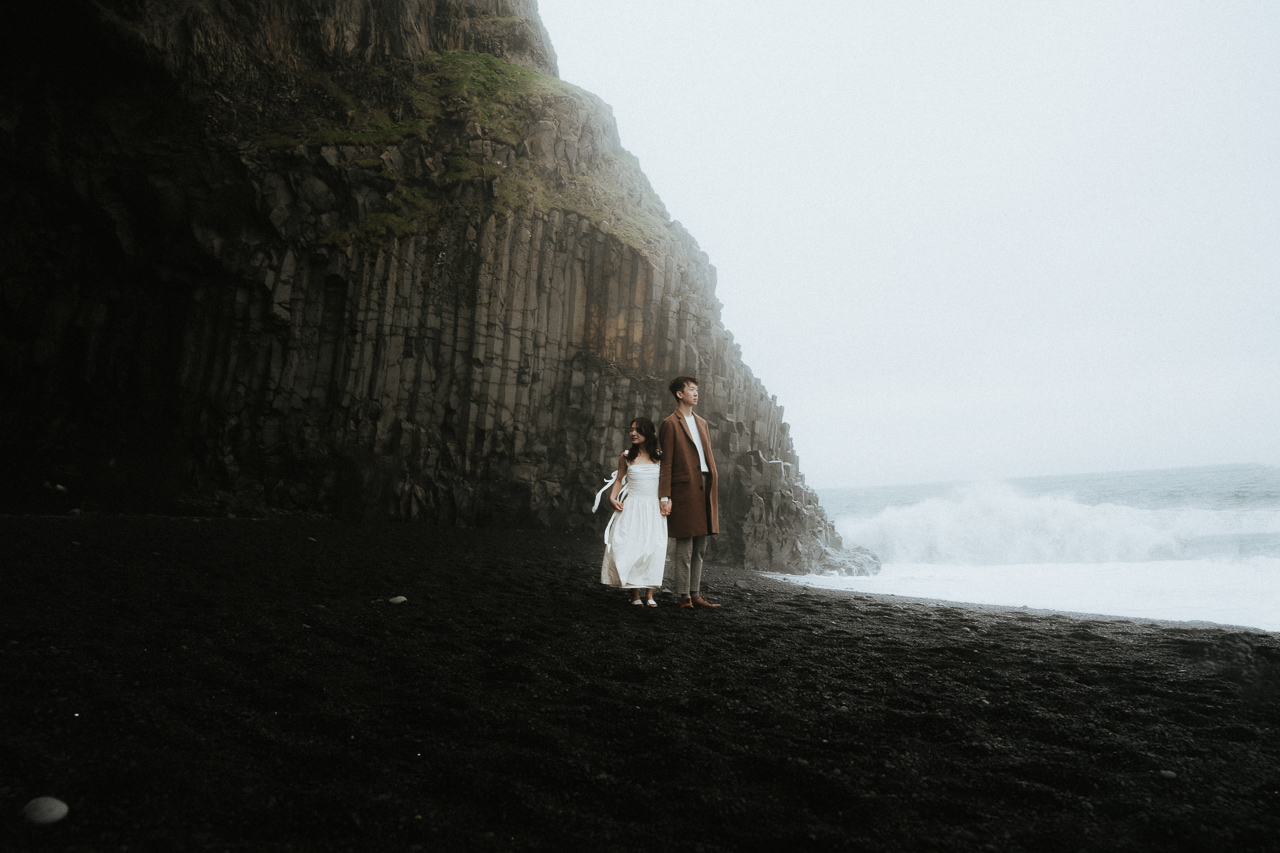 Proposal at Reynisfjara